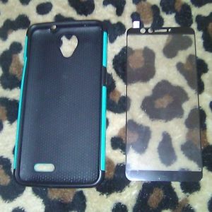 Turquoise Phone Case w Screen Protector